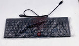 GE 98139 Power Wired Keyboard with 19 Multimedia Hot Keys, USB Connection