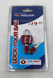 Traveler's Choice Travel Accessories Sentry TSA Padlock