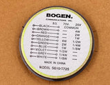 Bogen S810T725 8" Ceiling Speaker, Transformer, 4W, 25V/70V