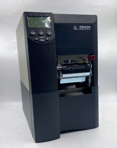 Zebra ZM400 Industrial Thermal Printer, 203/300/600 dpi, 4" Width, 16 MB DRAM