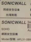 SonicWall SOHO 5-Port Security Appliance- APL31-0B9