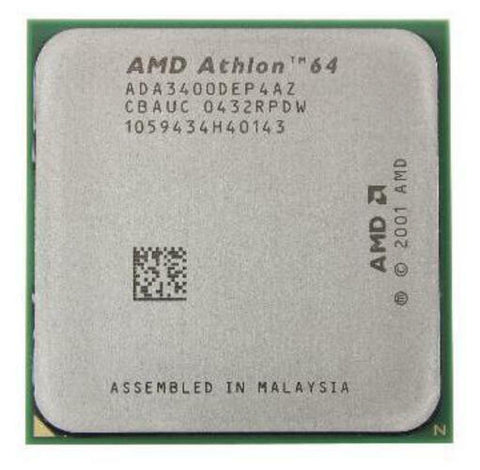 AMD Athlon 64 3400+ Desktop CPU Processor- ADA3400DEP4AZ - Very Good