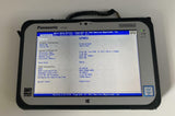 Panasonic FZ-M1JX19GVM Toughpad Tablet- No SSD, 8GB DDR3, i5-7Y57 CPU, No OS - Good