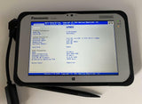 Panasonic FZ-M1JX19GVM Toughpad Tablet- No SSD, 8GB DDR3, i5-7Y57 CPU, No OS - Good