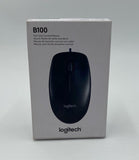 Logitech B100 USB Wired Optical Mouse