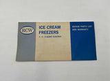 Vintage, As Is RCW 165A 5-Quart Ice Cream Freezer - Salvage