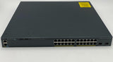 Cisco Catalyst WS-C2960X-24PD-L V06 24-Port PoE+ Gigabit Switch - Very Good