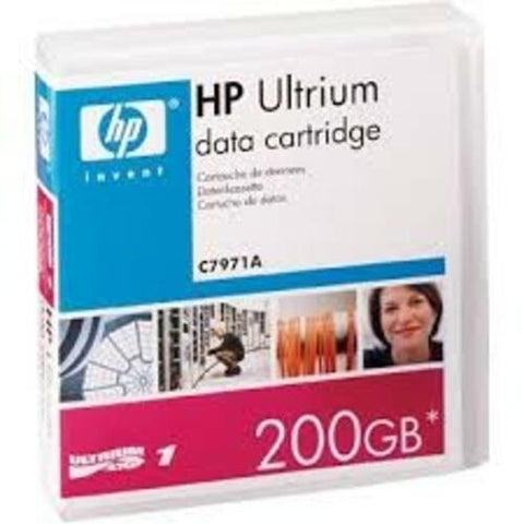 HP Ultrium LTO1 200GB Data Cartridge p/n C7971A