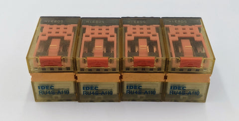 IDEC RU4S-A110 Power Relay (Lot of 4)