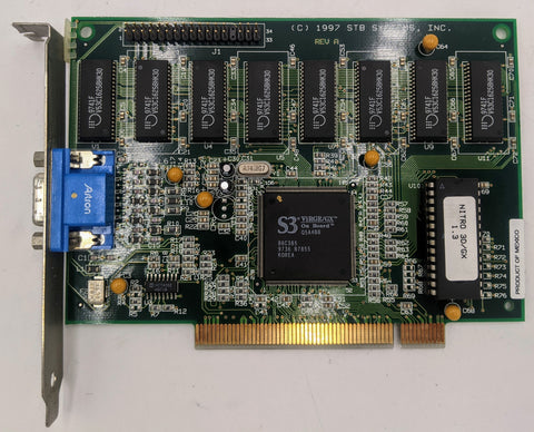 STB Systems Nitro 3D/GX 8MB Video Card- 1X0-0489-805