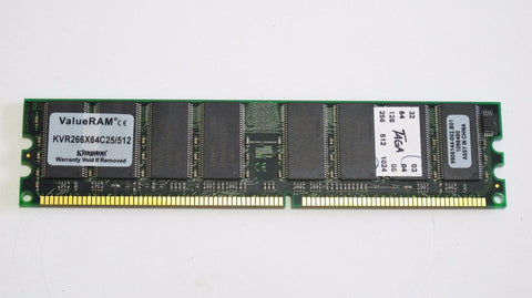 Kingston 512MB DDR RAM Memory Module- KVR266X64C25/512
