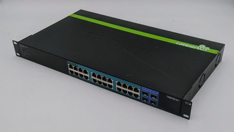 TRENDnet 28-Port Gigabit Web Smart PoE+ Switch- TPE-2840WS
