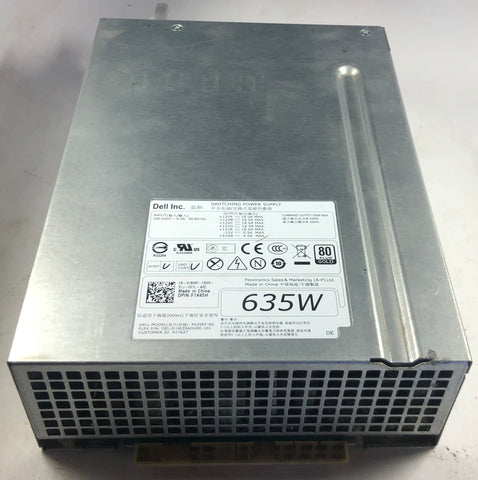 Dell Precision T5600 Workstation F635EF-00 635W Switching Power Supply- 1K45H