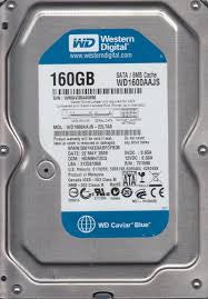 Western Digital 160GB Caviar Blue SATA Hard Drive- WD1600AAJS-22L7A0