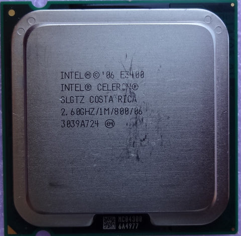 Intel Celeron E3400 CPU Processor- SLGTZ