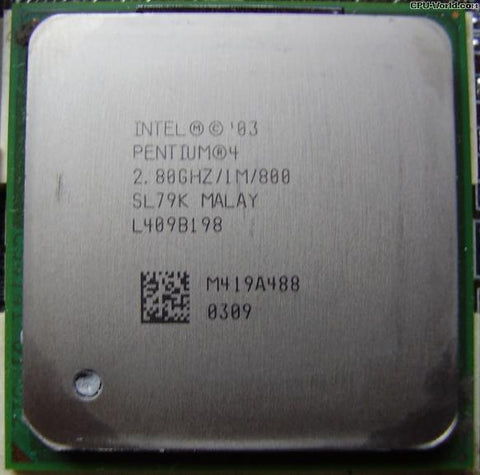 Intel Pentium 4 2.8GHz CPU Processor- SL79K
