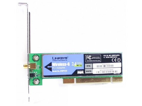 Linksys WMP54GS Wireless-G PCI Network Adapter Card