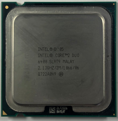 Intel Core 2 Duo E6400 Desktop CPU Processor- SL9T9