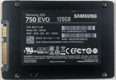 Samsung EVO 750 Series 128GB SSD- MZ-750120