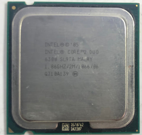 Intel Core 2 Duo E6300 Desktop CPU Processor- SL9TA