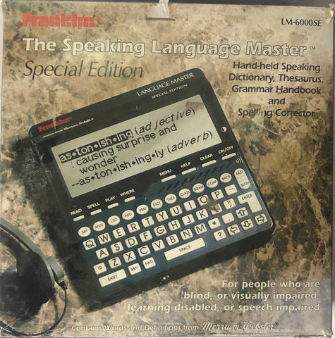 Franklin Language Master Special Edition- LM-6000SE