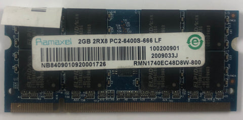 Ramaxel RMN1740EC48D8W-800 2GB DDR2 Laptop RAM Memory
