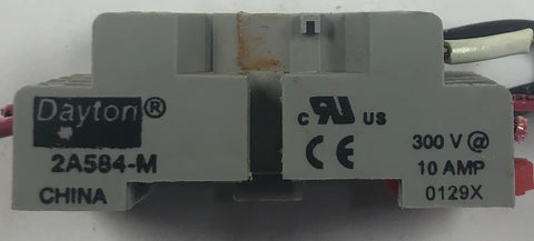 Dayton 2A584-M Relay Socket