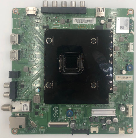 Vizio E55-F1 4K LED TV 715G9182-M01-B00-005T Main Board- XHCB0QK035040X