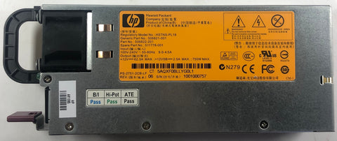 HP ProLiant DL380 G7 Server HSTNS-PL18 750W Power Supply- 511778-001