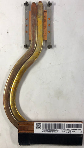 HP Envy TouchSmart 15 Laptop 45Y31HSTPA0 Heatsink Assembly- 773384-001