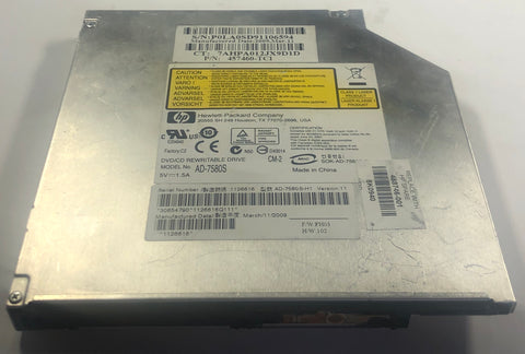 HP G60 Laptop AD-7580S DVD/CD Rewritable Drive- 488746-001