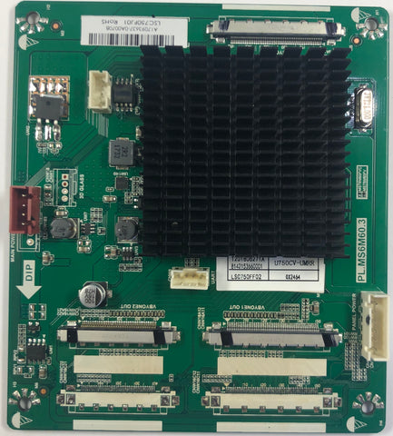 Sceptre U750CV-UMRR 4K LED TV PL.MS6M60.3 Adapter Board- T201806271A