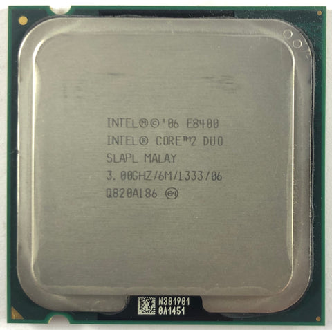 Intel Core 2 Duo E8400 Desktop CPU Processor- SLAPL