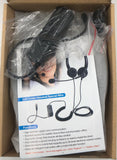 Agptek HA0080 Hands-Free Call Center Noise Cancelling Corderd Telephone Headset