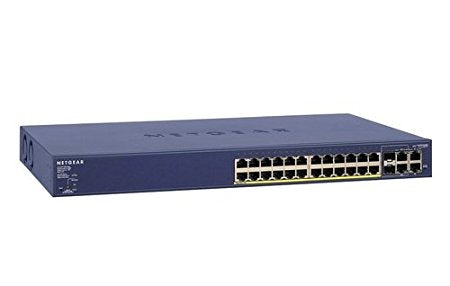 Netgear ProSafe 24+4 Smart Switch with PoE- FS728TP