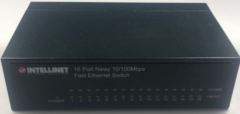 Intellinet 16-Port Fast Ethernet Switch- 522595