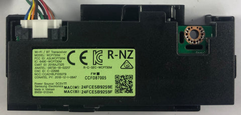 Samsung UN55RU7100FXZA 4K LED TV WCP730M WiFi/ Bluetooth Transceiver Module- BN59-01314A