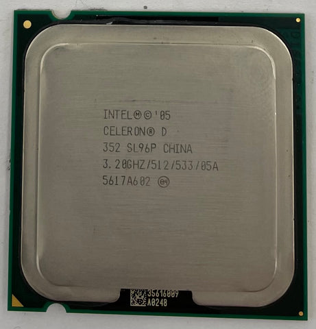 Intel Celeron D 352 Desktop CPU Processor- SL96P