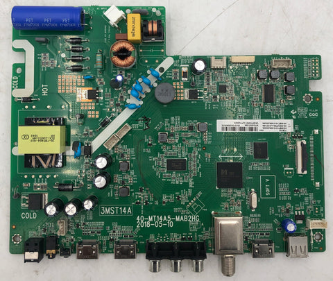 TCL 32S321 LED TV 40-MT14A5-MAB2HG Main Board- 08-MST1410-MA200AA