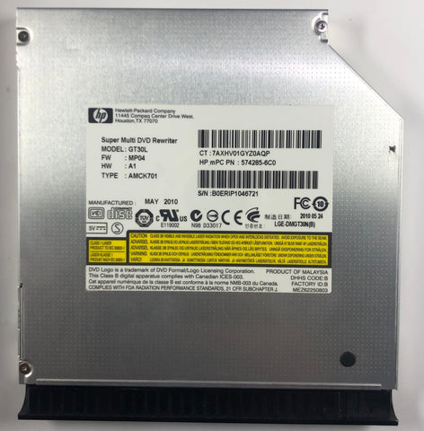 HP EliteBook 6930P Laptop GT30L Super Multi DVD Rewriter- 574285-6C0