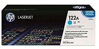 HP 122A Cyan LaserJet Toner Cartridge- Q3961A