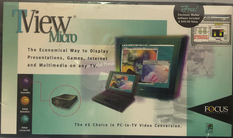 Focus Enhancements TV View Micro PC to TV Video Converter