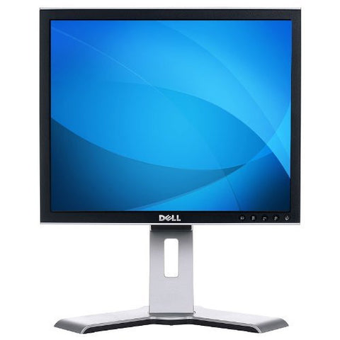 Dell 1708FPB Black 17" Screen 1280 x 1024 Resolution LCD Flat Panel Monitor