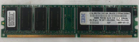 Elpida EBD25UC8AAFA-7B 256MB DDR Desktop RAM Memory