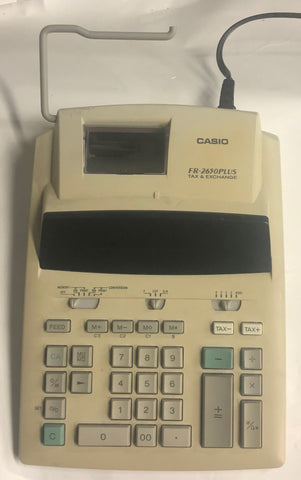 Casio FR-2650PLUS Tax & Exchange Printing Calculator