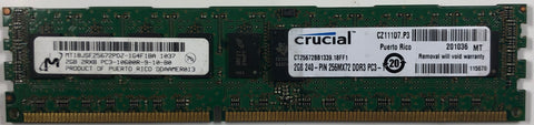 Micron MT18JSF25672PDZ-1G4F1BA 2GB DDR3 Server RAM Memory