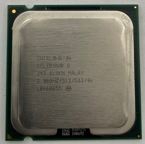 Intel Celeron D 347 Desktop CPU Processor- SL9KN