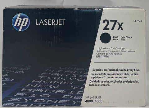 HP LaserJet 27X Black High Volume Print Cartridge- C4127X