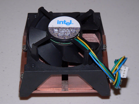 Intel Xeon Socket 604 Cooling Fan and Copper Heatsink-C91334-001