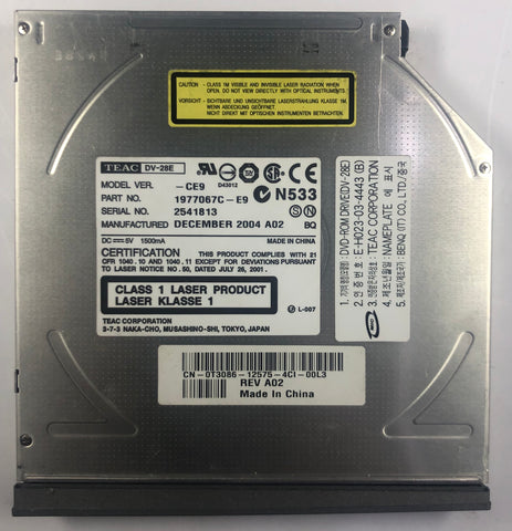 Dell Inspiron 1150 Laptop DV-28E DVD-ROM Drive- T3086
